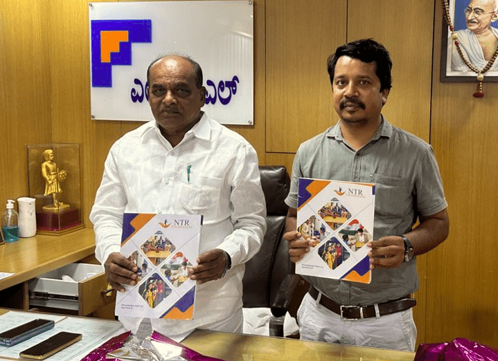 NTR Book launch by C. Puttarangashetty, MLA, Chairman , MSIL